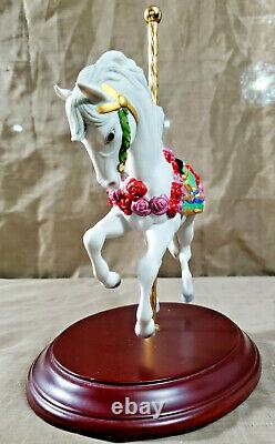 FRANKLIN MINT Carousel Enchantment Horse Porcelain Figurine Lynn Lupetti