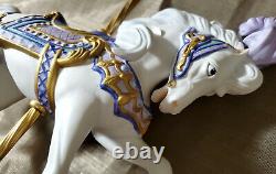 FRANKLIN MINT Carousel Majesty Horse Porcelain Figurine Lynn Lupetti