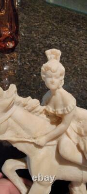 Figurine Women on a Horse