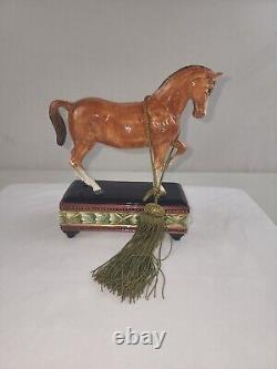 Fitz and Floyd Classics Equestrian Horse Figurine Porcelain