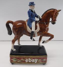 Fitz and Floyd Equestrian Collection Male rider Figurine #68-111 with box