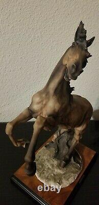 Florence Giuseppe Armani RAMPANT HORSE Porcelain Ltd Edition Low number figurine