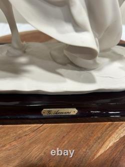 Florence by Giuseppe Armani Porcelain Figurine Woman on Horse Hand Painted 1985