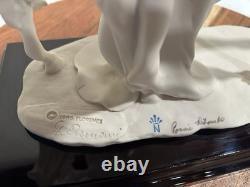 Florence by Giuseppe Armani Porcelain Figurine Woman on Horse Hand Painted 1985