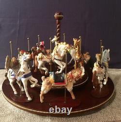 Franklin Mint 1988 TREASURY OF CAROUSEL ART By William Manns Complete Set/Cards