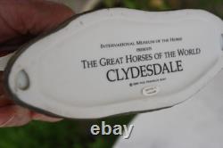 Franklin Mint Great Horses of the World, Arabian, Clydesdale, Tenn. Walking