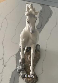 Franklin Mint Pamela Du Boulay Porcelain Horse Silver