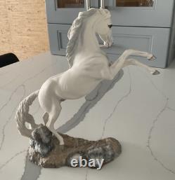 Franklin Mint Pamela Du Boulay Porcelain Horse Silver
