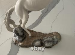 Franklin Mint Pamela Du Boulay Porcelain Horse Silver Franklin Mint Pamela Du Boulay Porcelain Horse Silver