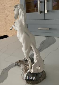 Franklin Mint Pamela Du Boulay Porcelain Horse Silver