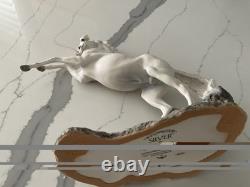 Franklin Mint Pamela Du Boulay Porcelain Horse Silver