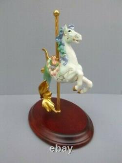 Franklin Mint Sea Prancer Carousel Horse with Certificate Lyn Lupetti