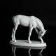 Fürstenberg Porcelain Figure Horse Albrecht Hinrich Hussmann Bisque Head Down