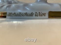 GEROLD-PORZELLAN #7083-VIENNA RIDING SCHOOL HORSE & RIDER-Lot M29