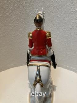GEROLD-PORZELLAN #7083-VIENNA RIDING SCHOOL HORSE & RIDER-Lot M29
