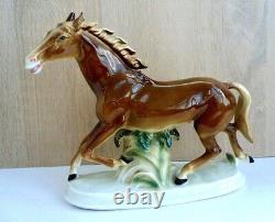 GRAFENTHAL Germany Vintage Porcelain Statue Figurine Horse Marked 11.4