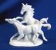 Gdr German Democratic Republic White Porcelain Horse Figurine