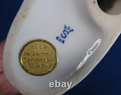 Gdr German Democratic Republic White Porcelain Horse Figurine