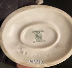 German PORCELAIN BOY ON HORSE by Hutschenreuther/Gelb Mint Condition