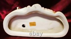 German Porcelain Figurine Two-Horse Drawn Carriage Scene Antique