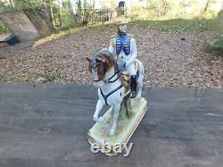 German Porcelain General Military Horse Napoleon Garde Imperiale Scheibe Alsbach