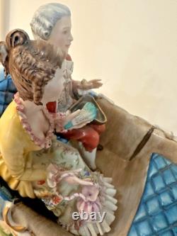 Germano Cortese Capodimonte 22 Edition of 650 Dual Horses Carriage LOCAL PICKUP