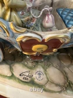 Germano Cortese Capodimonte 22 Edition of 650 Dual Horses Carriage LOCAL PICKUP