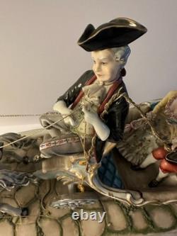 Germano Cortese Capodimonte 22 Edition of 650 Dual Horses Carriage LOCAL PICKUP