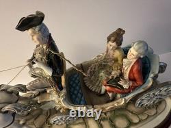 Germano Cortese Capodimonte 22 Edition of 650 Dual Horses Carriage LOCAL PICKUP Germano Cortese Capodimonte 22 Edition of 650 Dual Horses Carriage LOCAL PICKUP