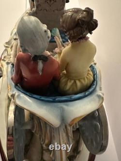 Germano Cortese Capodimonte 22 Edition of 650 Dual Horses Carriage LOCAL PICKUP