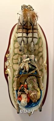 Germano Cortese Capodimonte 22 Edition of 650 Dual Horses Carriage LOCAL PICKUP