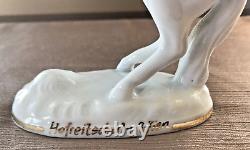 Gerold Porzellan Handmade Hofreitschuie Wien Lipizzaner Horse & Rider Figurine