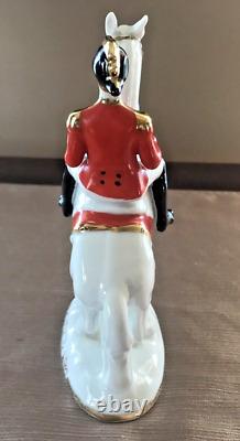 Gerold Porzellan Handmade Hofreitschuie Wien Lipizzaner Horse & Rider Figurine