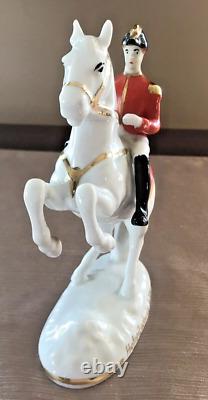 Gerold Porzellan Handmade Hofreitschuie Wien Lipizzaner Horse & Rider Figurine