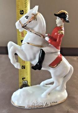 Gerold Porzellan Handmade Hofreitschuie Wien Lipizzaner Horse & Rider Figurine