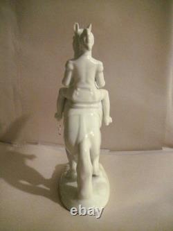 Gerold Porzellan Horse Figurine Old Vienna Spanish Riding School 6-1/2 Rearing