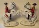 Gerold Porzellan Rearing Lipizzaner Horse Rider Porcelain Figurine West Germany