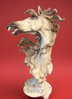 Giuseppe Armani 724-S Early Elegant STALLION Horse Head 15.75 Testa Rt Cavallo