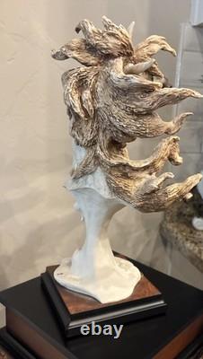 Giuseppe Armani 724-S Early Elegant STALLION Horse Head 15.75 Testa Rt Cavallo