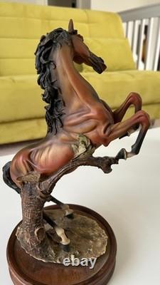 Giuseppe Armani Capodimonte Porcelain Horse Figurine Stallion -Italy