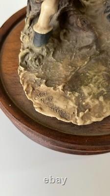 Giuseppe Armani Capodimonte Porcelain Horse Figurine Stallion -Italy