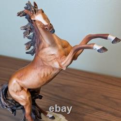 Giuseppe Armani Capodimonte Rearing Stallion Italian Porcelain Horse Sculpture