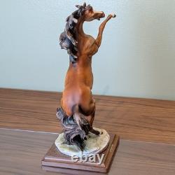 Giuseppe Armani Capodimonte Rearing Stallion Italian Porcelain Horse Sculpture