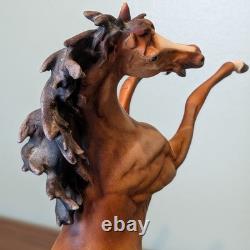 Giuseppe Armani Capodimonte Rearing Stallion Italian Porcelain Horse Sculpture