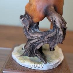 Giuseppe Armani Capodimonte Rearing Stallion Italian Porcelain Horse Sculpture