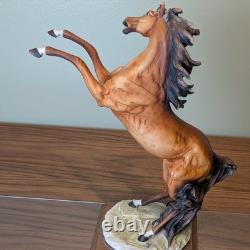 Giuseppe Armani Capodimonte Rearing Stallion Italian Porcelain Horse Sculpture