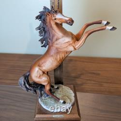 Giuseppe Armani Capodimonte Rearing Stallion Italian Porcelain Horse Sculpture