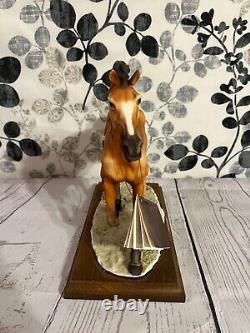 Giuseppe Armani Figurine Trotter Horse 0308c Porcelain Statue Capodimonte Italy