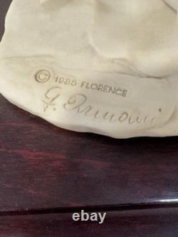 Giuseppe Armani Florence Figurine 1985 Lady On Horse 100% Authentic