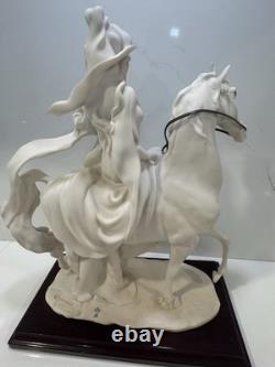 Giuseppe Armani Florence Figurine 1985 Lady On Horse 100% Authentic